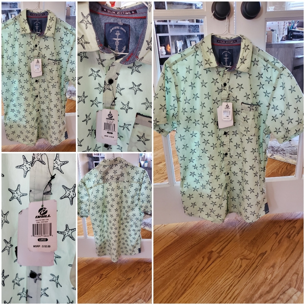 Anchors Away large men's shirt